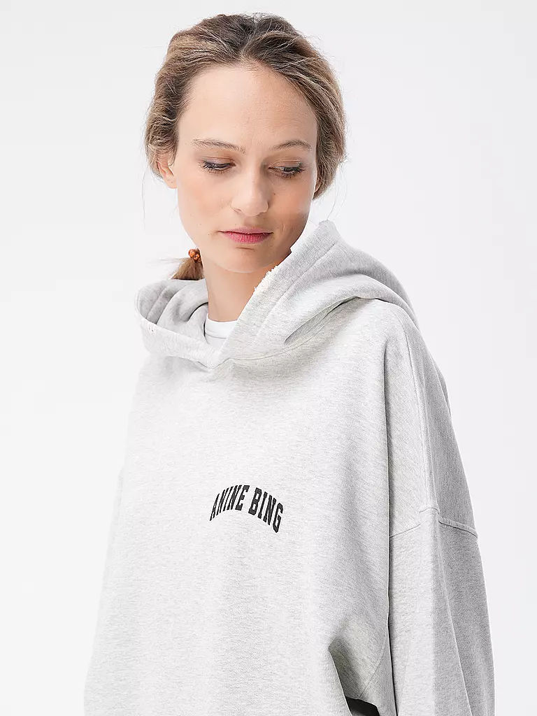 ANINE BING | Kapuzensweater - Hoodie ALEC | hellgrau