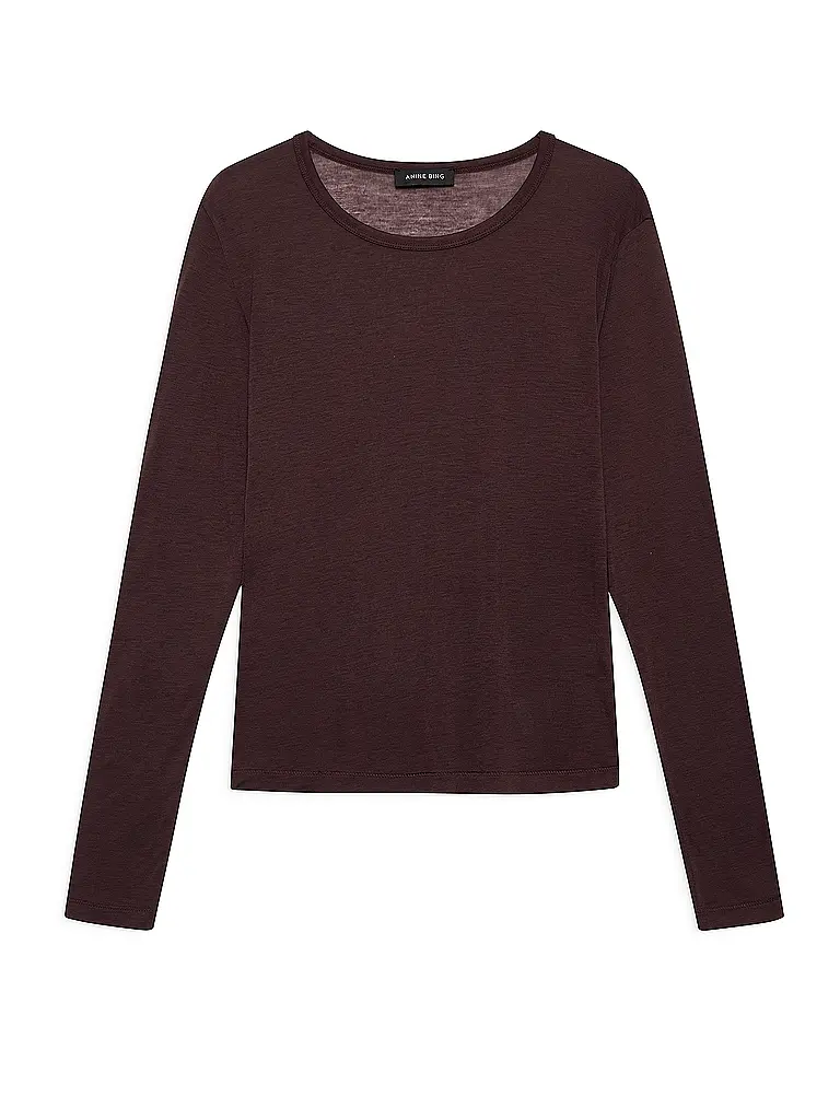 ANINE BING | Langarmshirt SYLVIE | braun