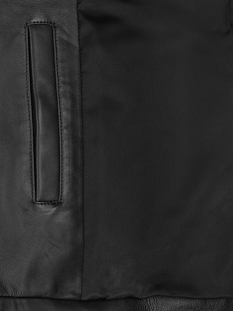 ANINE BING | Lederjacke | schwarz