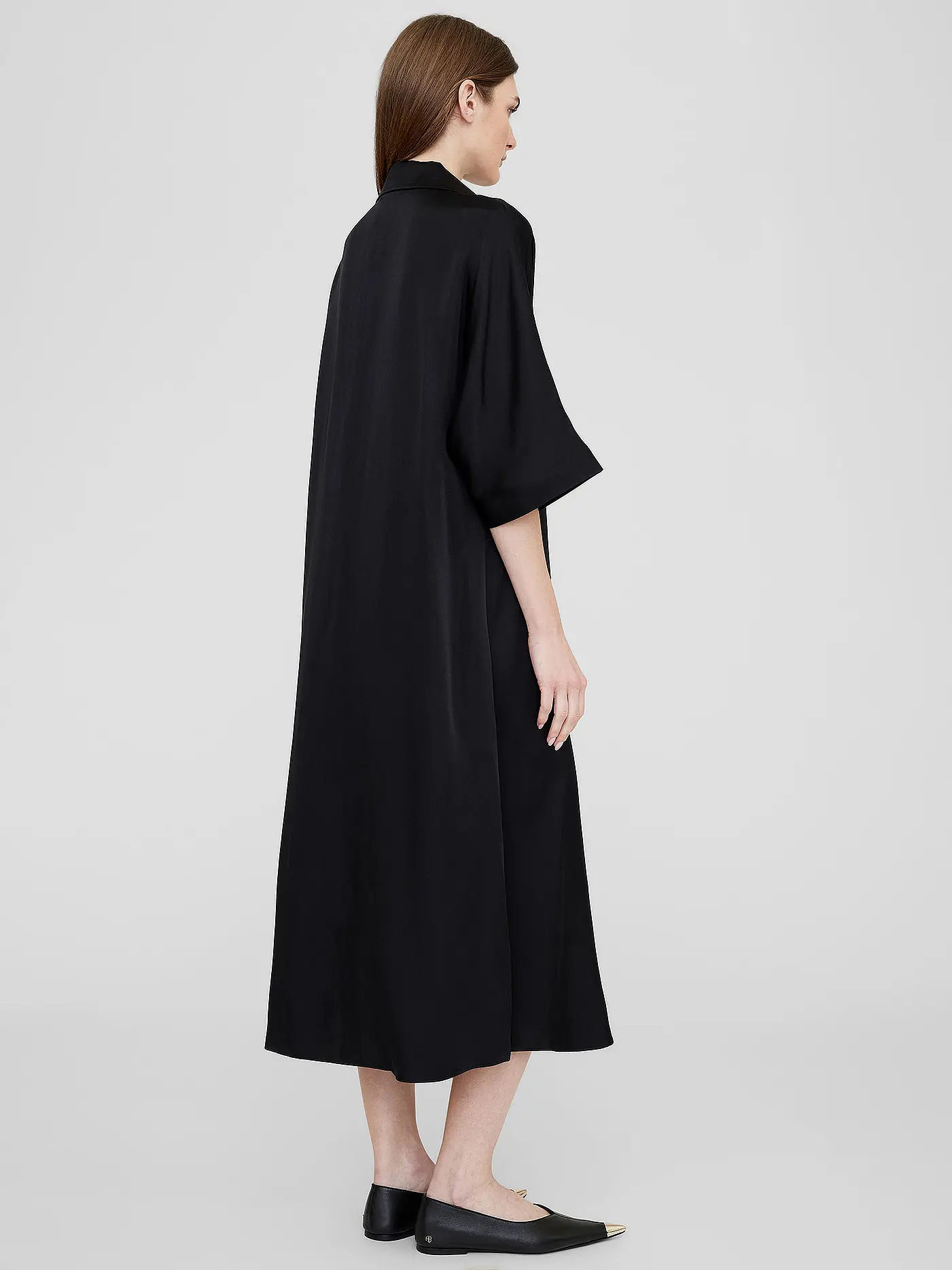 ANINE BING | Midikleid JULIA  | schwarz