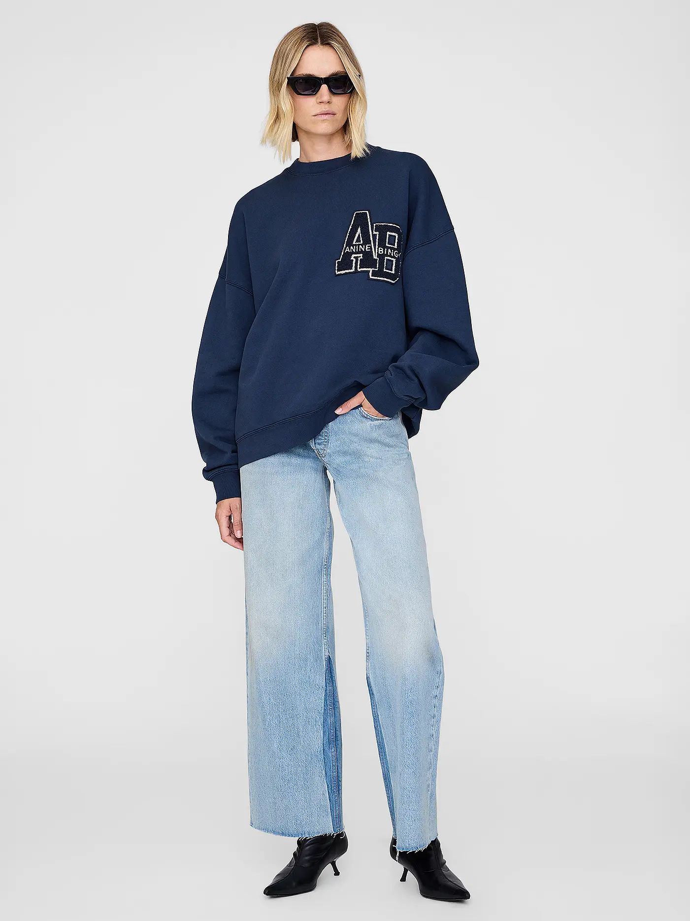 ANINE BING | Sweater MILES | blau