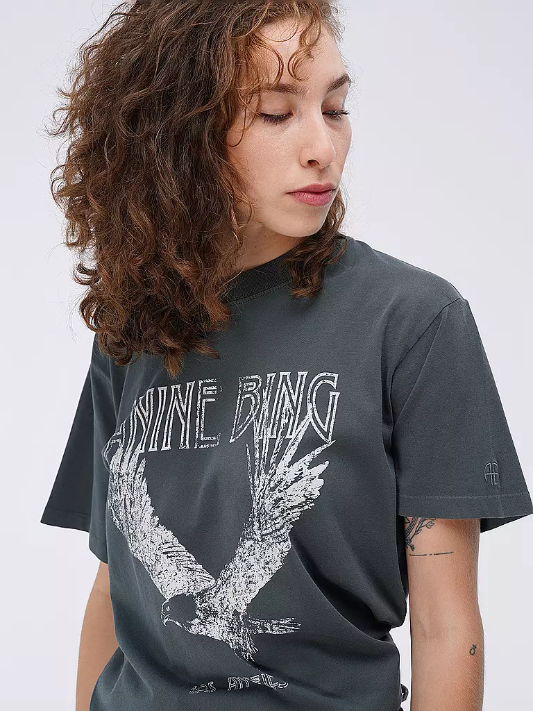 ANINE BING | T-Shirt LILI EAGLE | grau