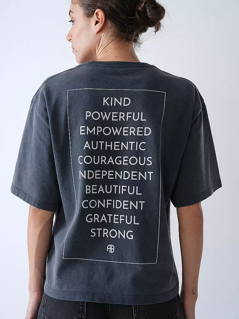 ANINE BING | T-Shirt RUDY | schwarz