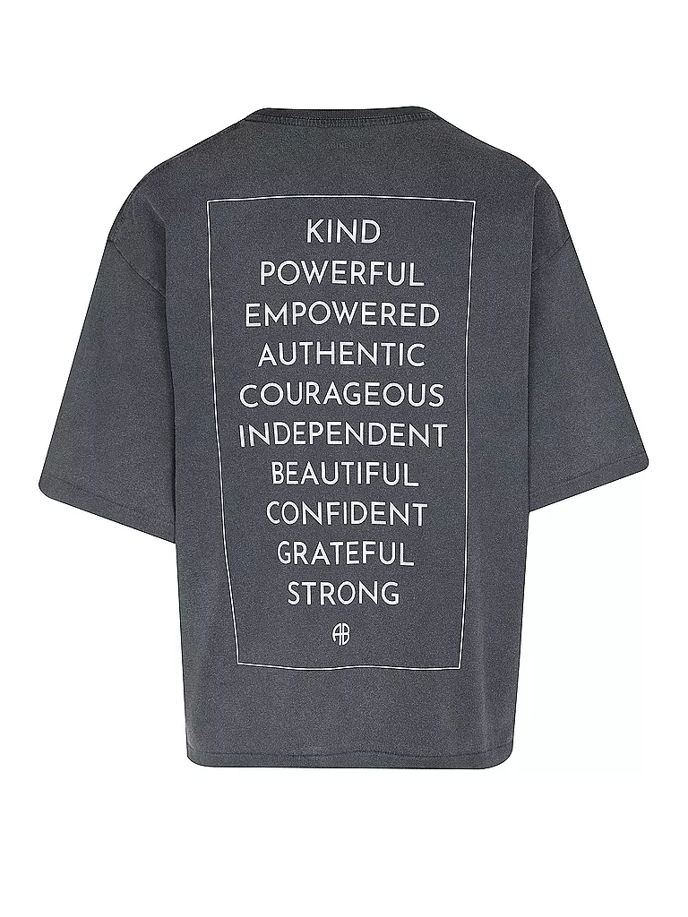 ANINE BING | T-Shirt RUDY | schwarz