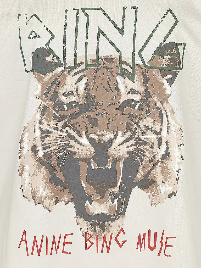 ANINE BING | T-Shirt TIGER TEE | grau