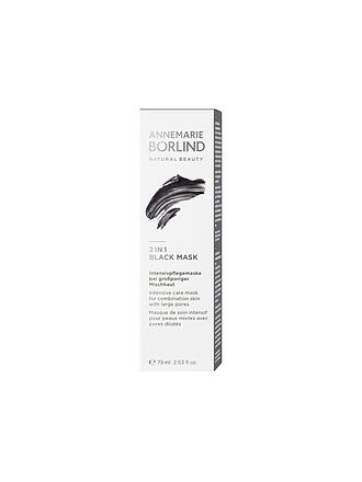 ANNEMARIE BÖRLIND | 2 IN 1 BLACK MASK 75ml