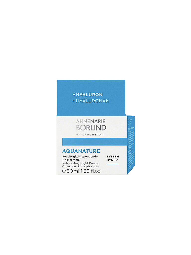 ANNEMARIE BÖRLIND AQUANATURE Feuchtigkeitsspendende Nachtcreme 50ml