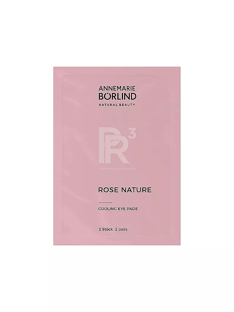 ANNEMARIE BÖRLIND | Augenpads - ROSE NATURE COOLING EYE PADS 6x2 Stück | keine Farbe