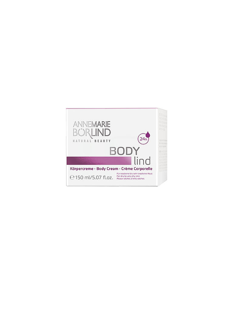 ANNEMARIE BÖRLIND | BODY lind Körpercreme 150ml | transparent