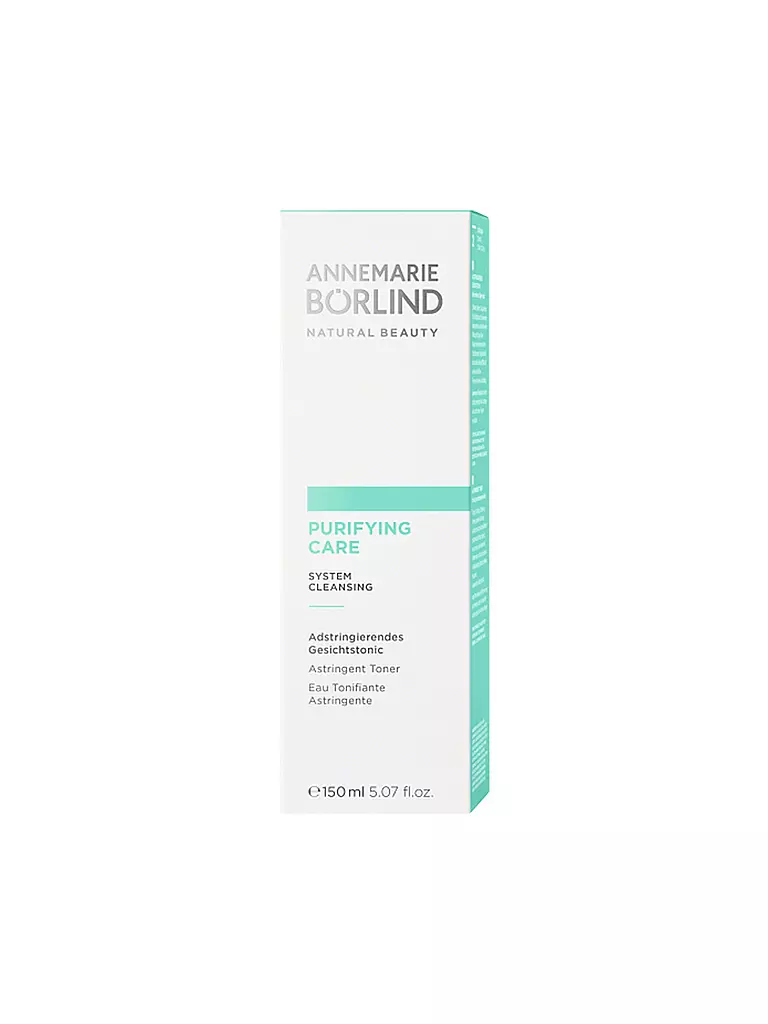 ANNEMARIE BÖRLIND | PURIFYING CARE Adstringierendes Gesichtstonic 150ml | keine Farbe