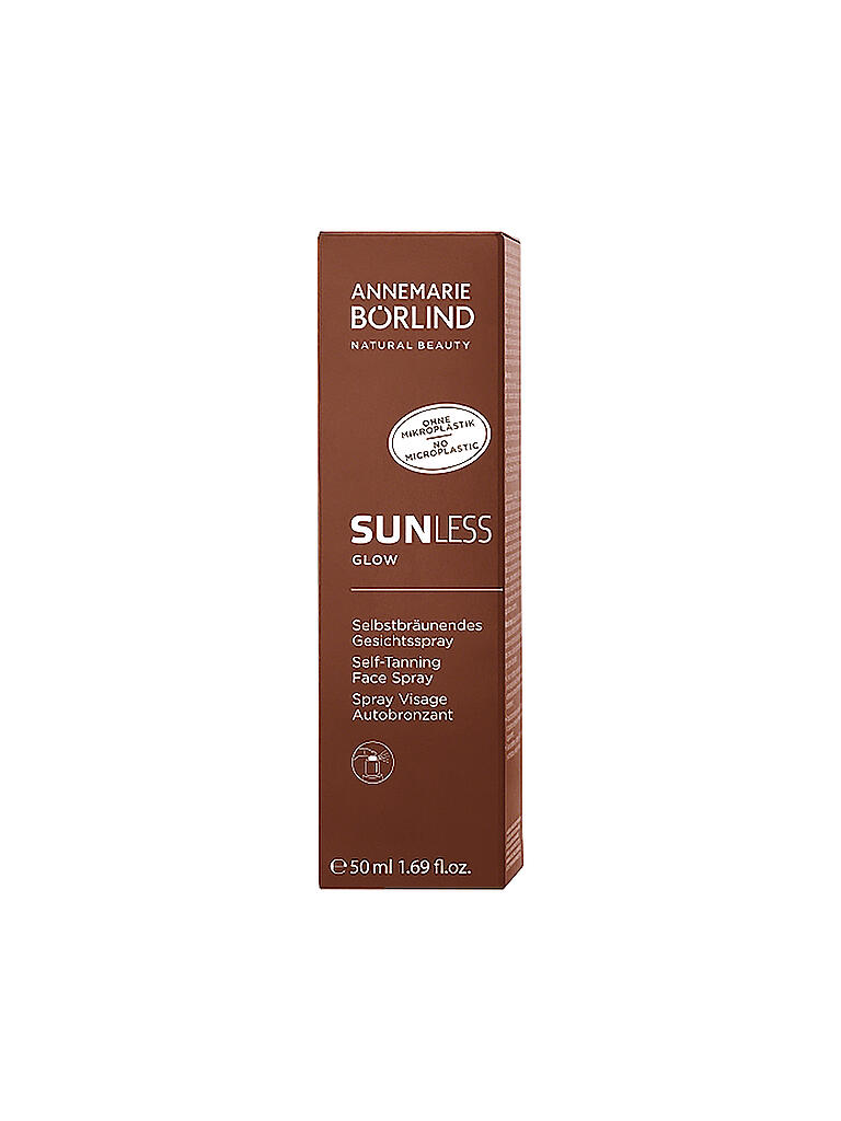 ANNEMARIE BÖRLIND | SUNLESS Selbstbräunendes Gesichtsspray GLOW 50ml | keine Farbe