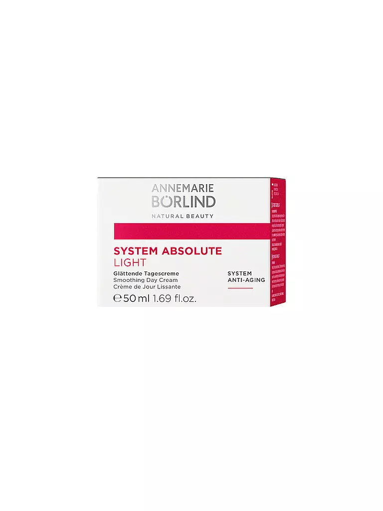 ANNEMARIE BÖRLIND | SYSTEM ABSOLUTE Glättende Tagescreme light 50ml | keine Farbe