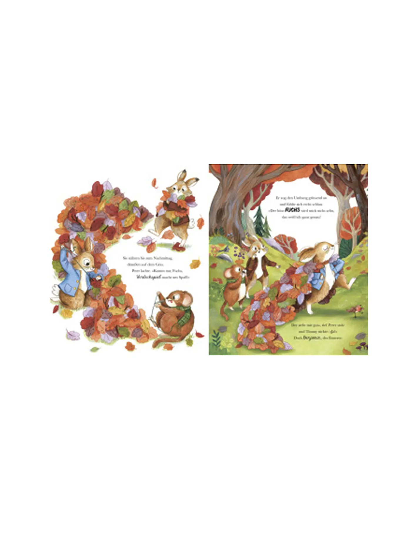ANNETTE BETZ VERLAG | Buch - Peter Hase - Flinker als Fuchs: Ein liebevoll gereimtes Herbst-Abenteuer | keine Farbe