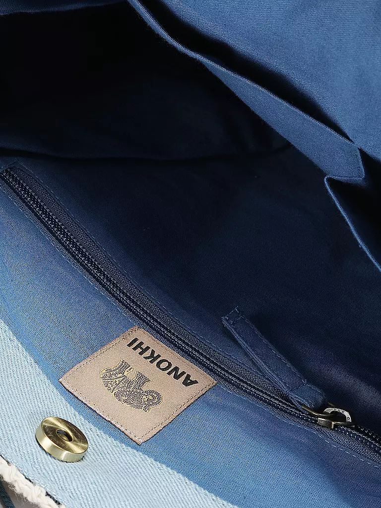 ANOKHI | Tasche - Tote Bag BOOK TOTE Large | hellblau