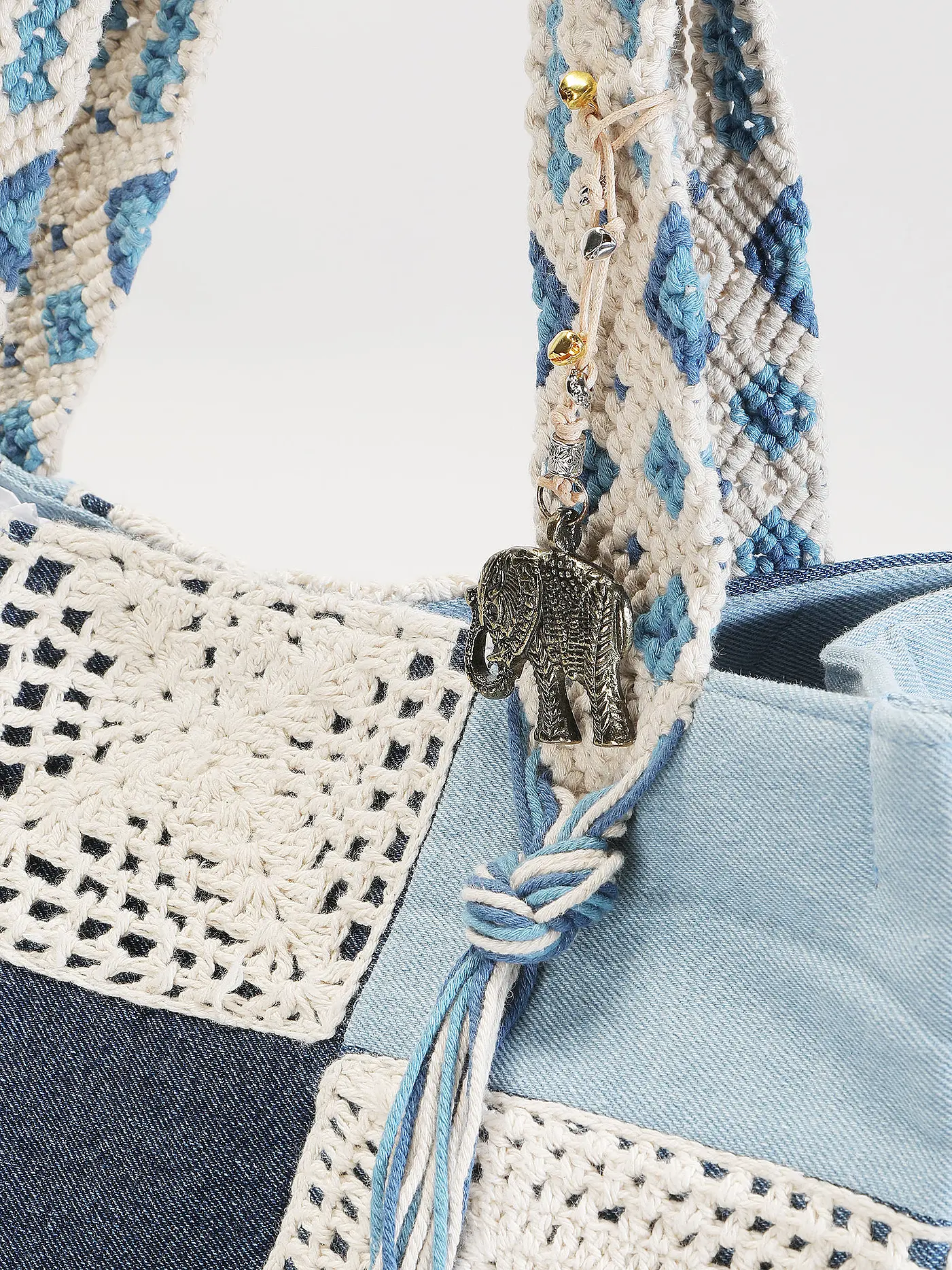 ANOKHI | Tasche - Tote Bag BOOK TOTE Large | hellblau