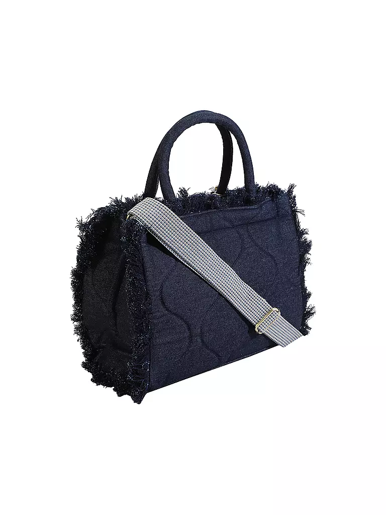 ANOKHI | Tasche - Tote Bag BOOK TOTE MEDIUM FRINGES | blau