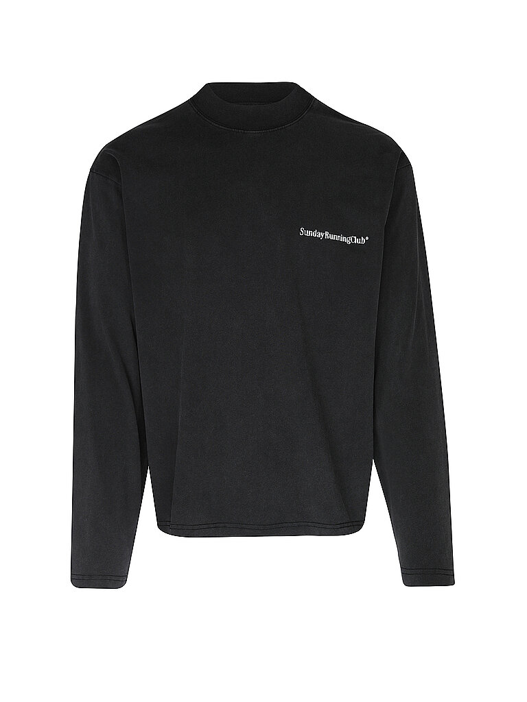 ANOTHER COTTON LAB Langarmshirt  schwarz | L