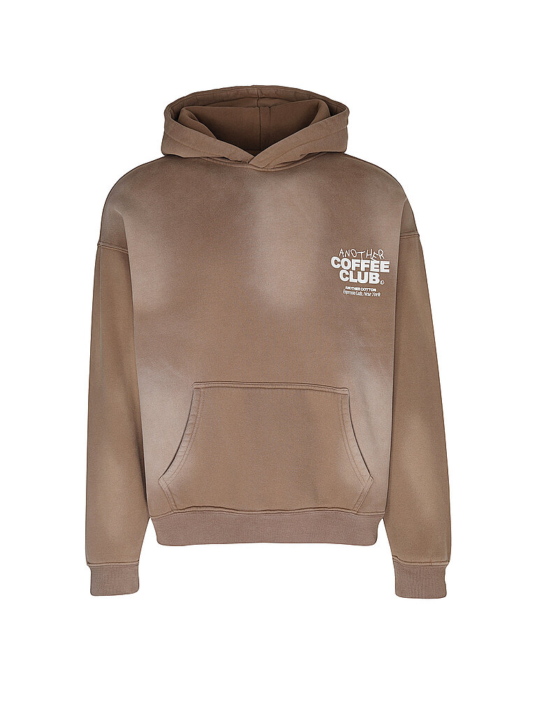 ANOTHER COTTON LAB Kapuzensweater - Hoodie COFFEE CLUB braun | S