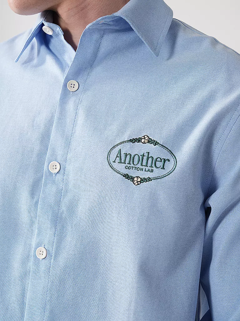 ANOTHER COTTON LAB | Hemd Regular Fit | hellblau