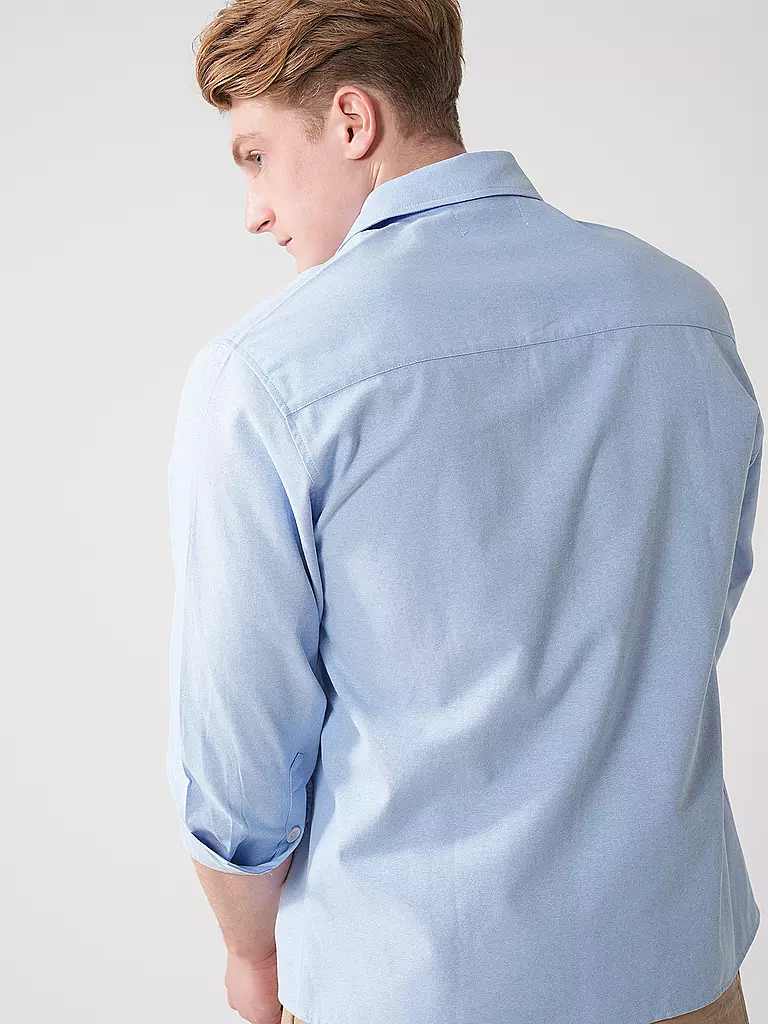 ANOTHER COTTON LAB | Hemd Regular Fit | hellblau
