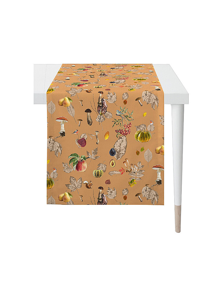 APELT Tischläufer 140x48cm SEASON Apricot orange