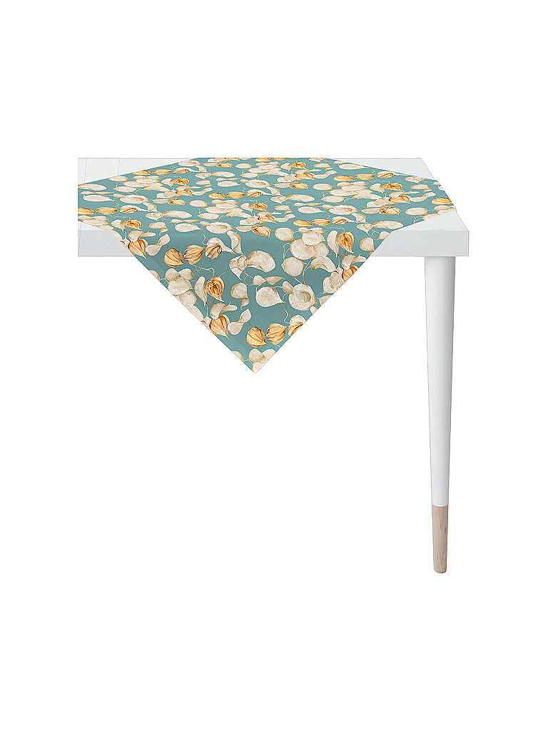 APELT Mitteldecke 85x85 SEASON Hell Petrol  petrol