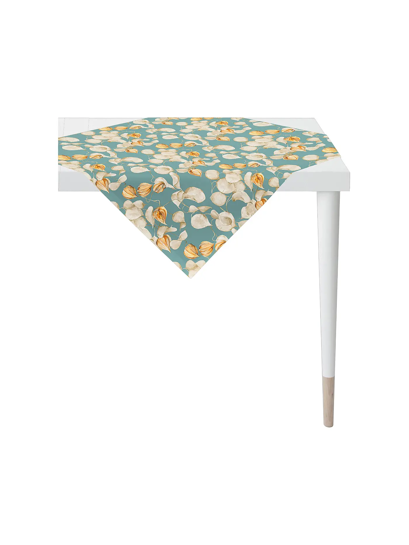 APELT | Mitteldecke 85x85 SEASON Hell Petrol  | petrol