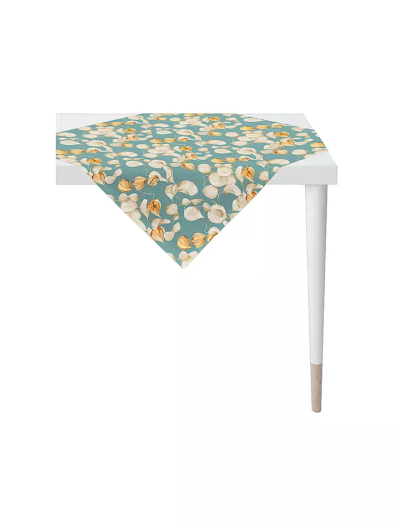 APELT | Mitteldecke 85x85 SEASON Hell Petrol  | petrol