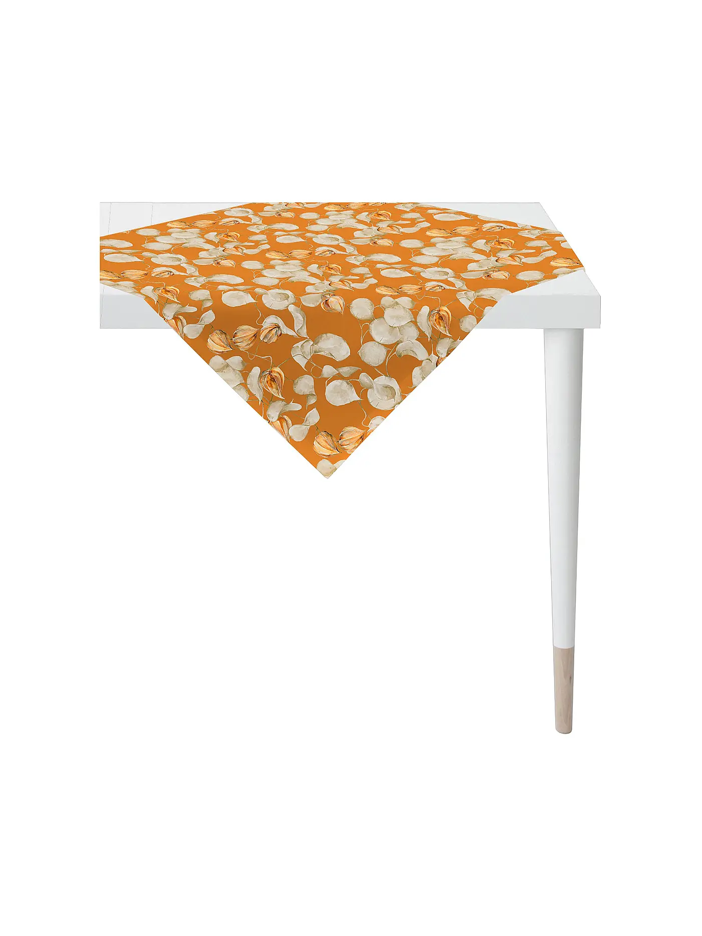 APELT | Mitteldecke 85x85 SEASON Hell Petrol  | orange