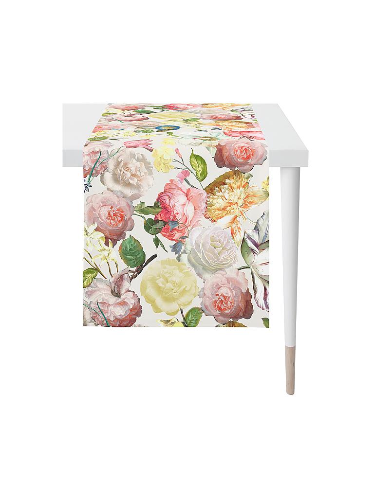APELT | Tischläufer "Summer Garden" 45x135cm | rosa