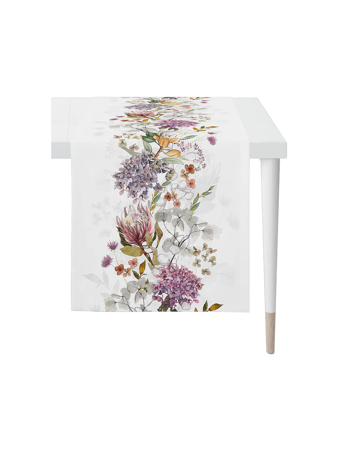 APELT | Tischläufer 140x48cm SEASON Creme | weiss