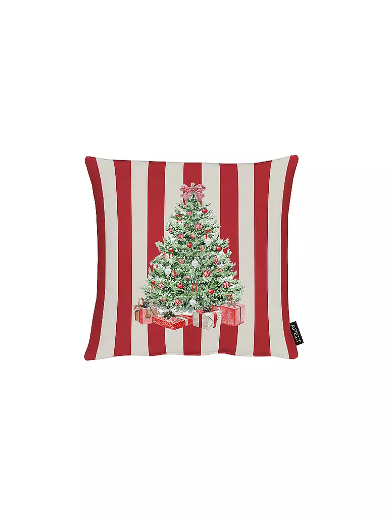 APELT | Weihnachts Kissenhülle 40x40cm SEASON Rot  | dunkelrot