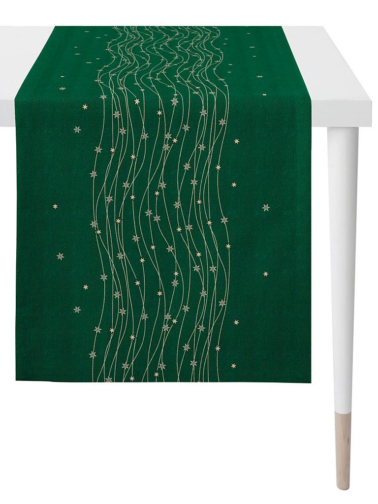 APELT Weihnachts-Tischläufer 48x140cm grün