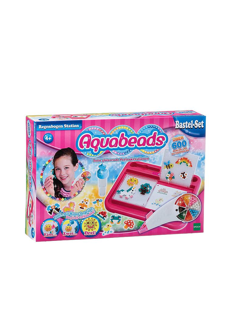 AQUABEADS | Bastelset - Regenbogen Station | keine Farbe
