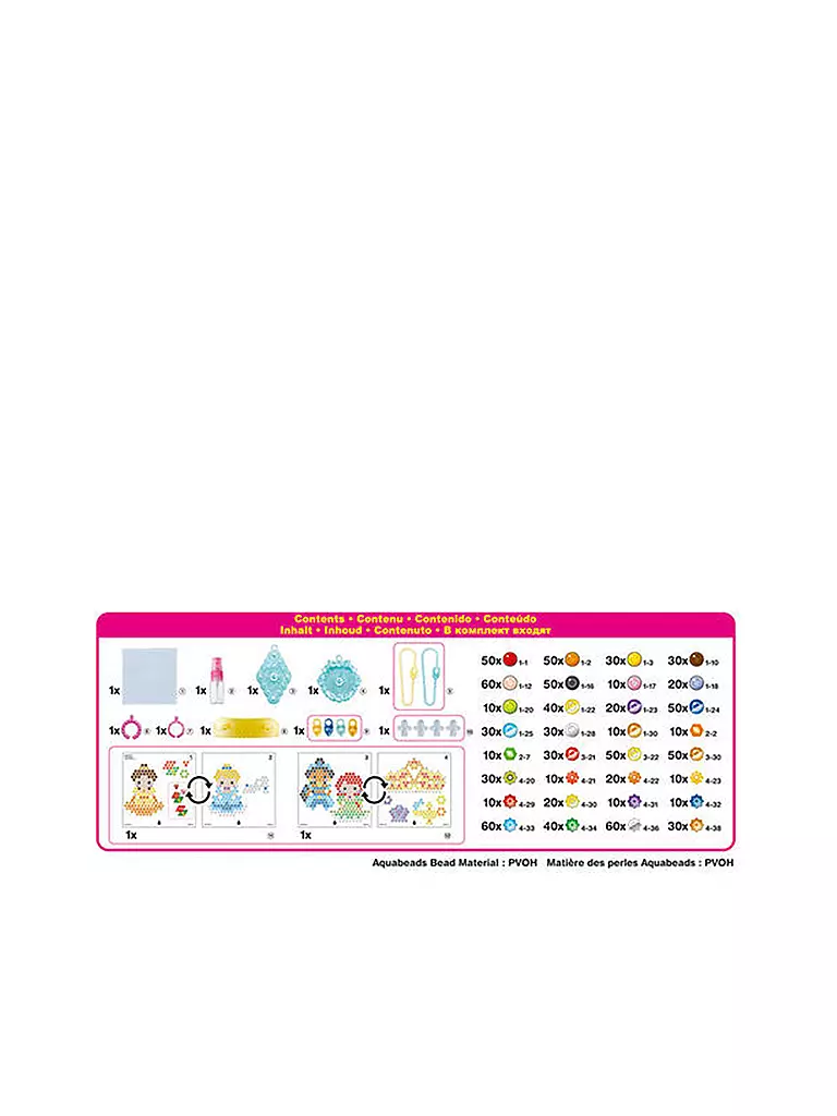AQUABEADS | Disney Prinzessinnen Schmuckset | keine Farbe
