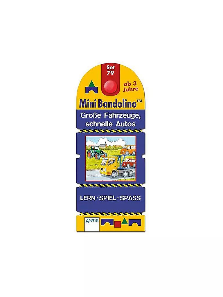 ARENA VERLAG | Buch - Mini Bandolino Set 79 - Große Fahrzeuge und schnelle Autos | keine Farbe