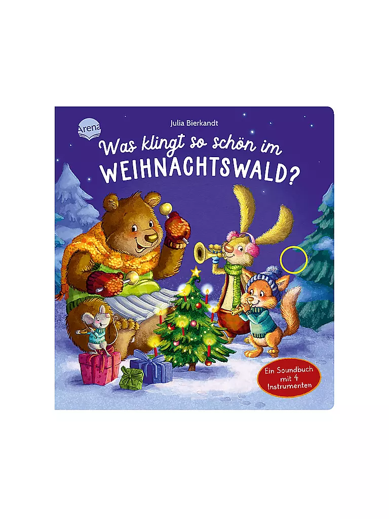 ARENA VERLAG | Buch - Was klingt so schön im Weihnachtswald? Ein Soundbuch mit 4 Instrumenten | keine Farbe