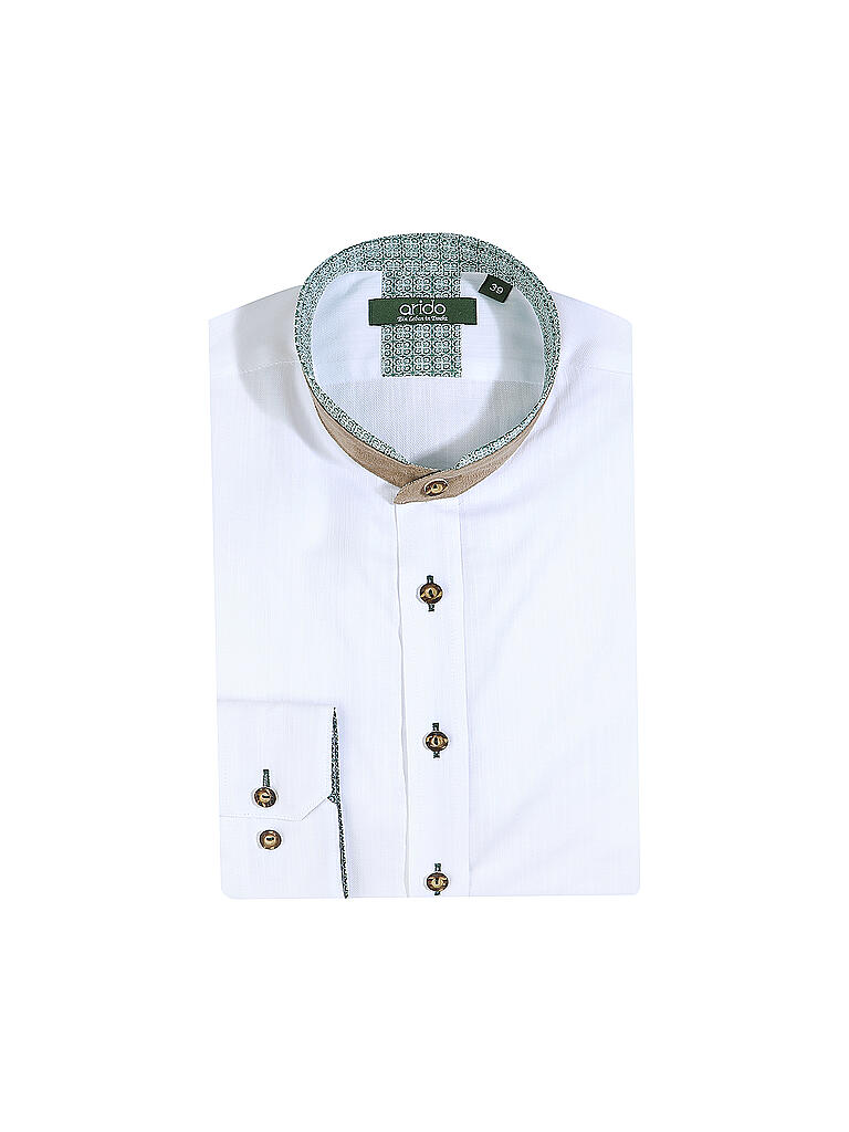 ARIDO | Trachtenhemd Regular Fit | weiß