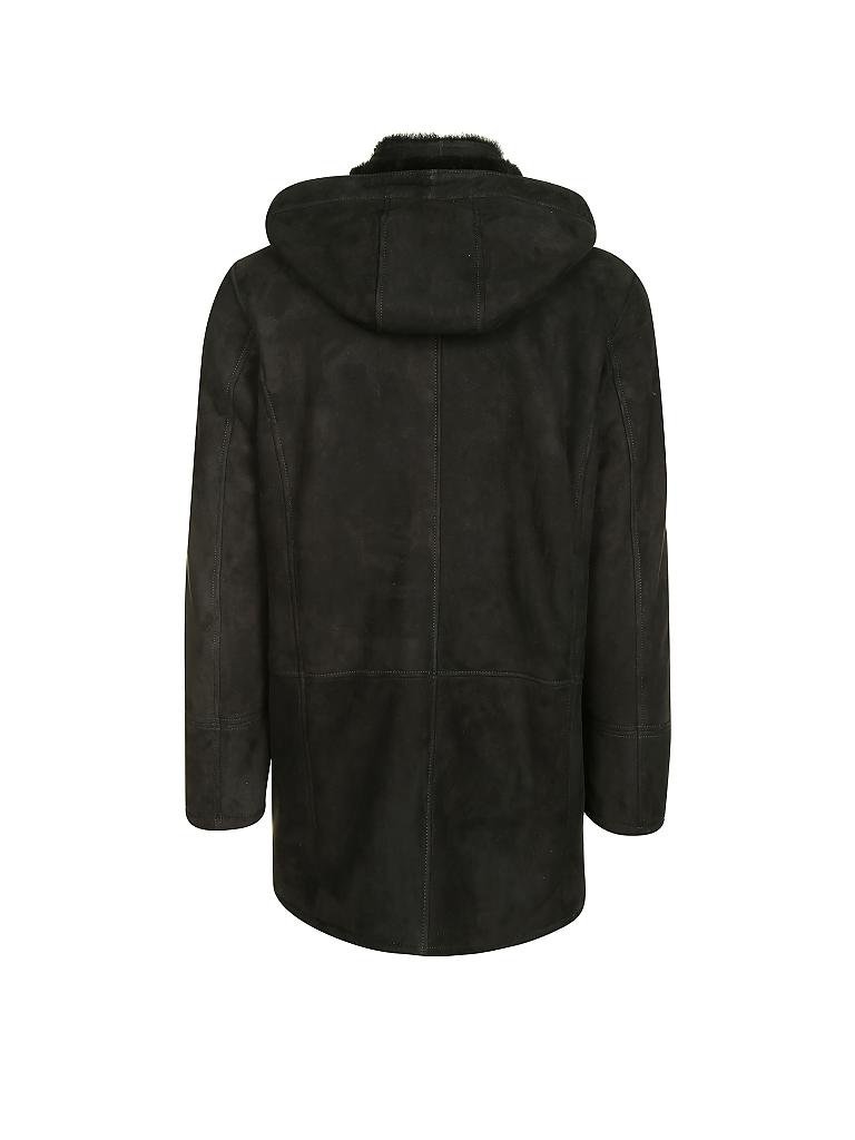 ARMA | Lammfelljacke | schwarz