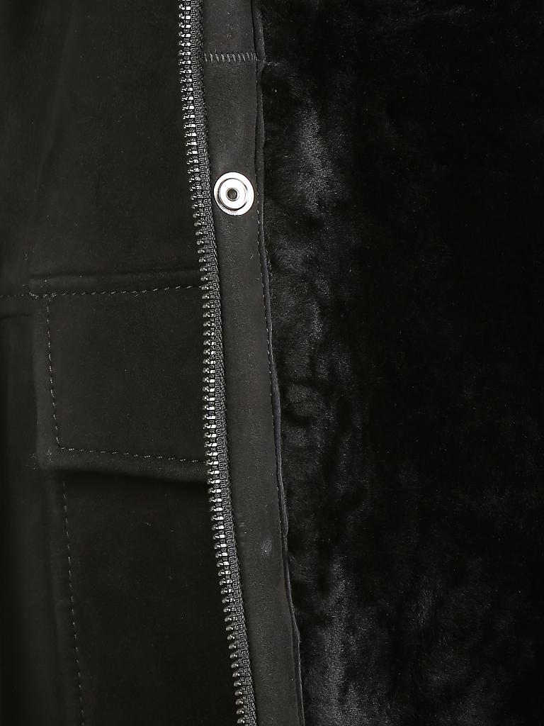 ARMA | Lammfelljacke | schwarz