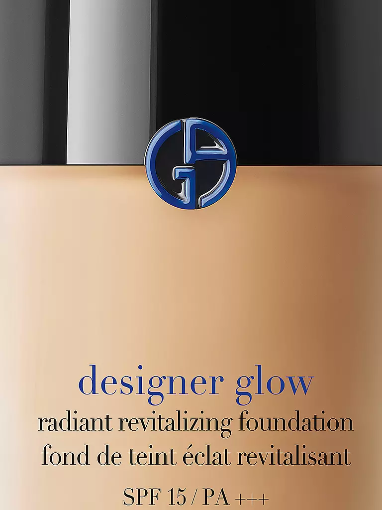 ARMANI COSMETICS |  Designer Glow Foundation 30ml LSF 20 (4) | camel