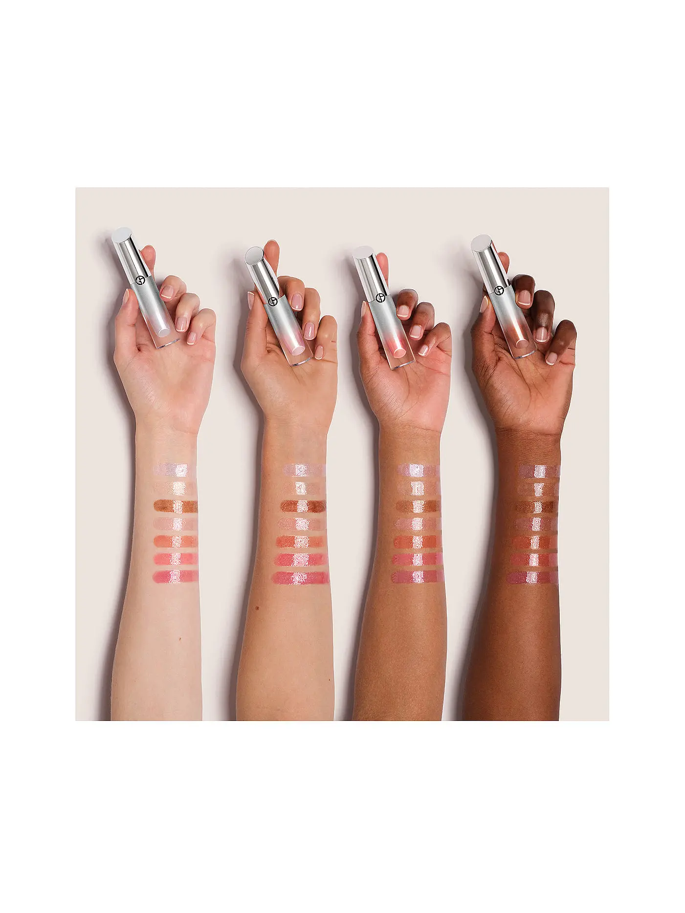 ARMANI COSMETICS | Lip Gloss - Prisma Glass Icy Plumper (35 Artict Mauve) | rosa