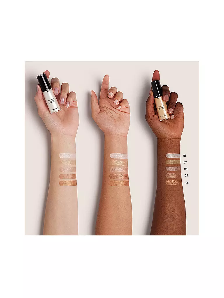 ARMANI COSMETICS | Luminous Silk Acqua Highlighter (3 Dawn) | hellbraun