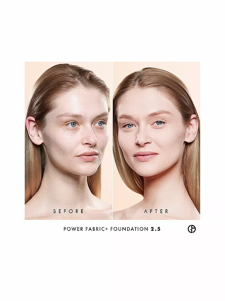 ARMANI COSMETICS | Power Fabric + Longwear High Coverage Foundation  ( 2.5 ) | camel