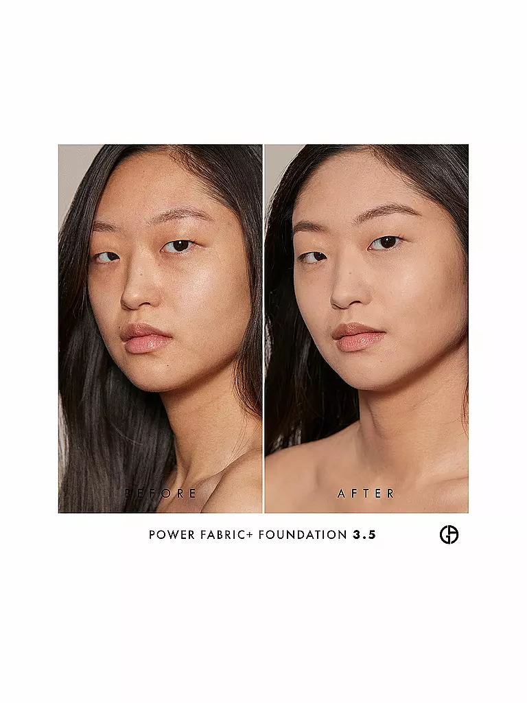 ARMANI COSMETICS | Power Fabric + Longwear High Coverage Foundation  ( 3.5 ) | camel