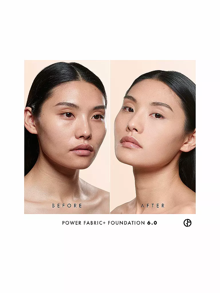 ARMANI COSMETICS | Power Fabric + Longwear High Coverage Foundation  ( 6 ) | camel