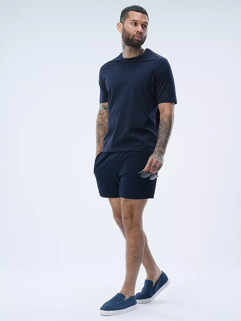 ARMANI EXCHANGE | Badeshort SEERSUCKER | blau