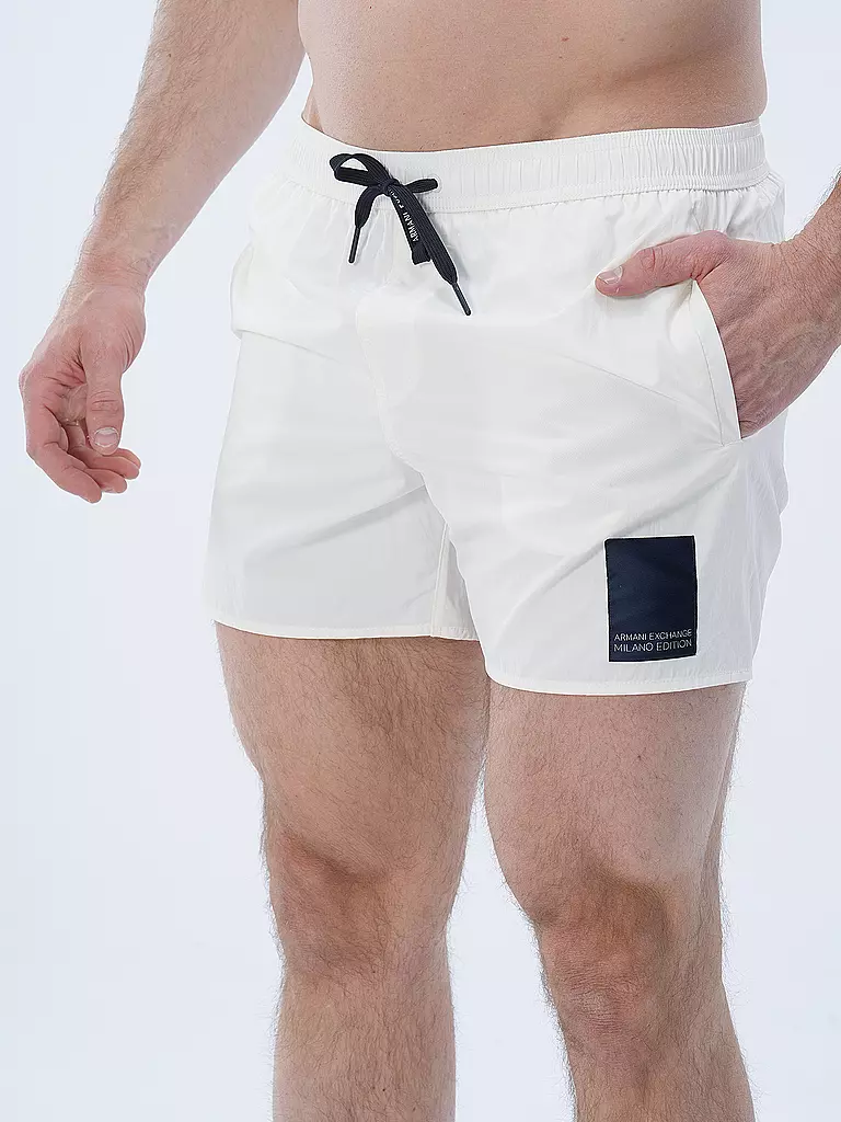 ARMANI EXCHANGE | Badeshorts | creme