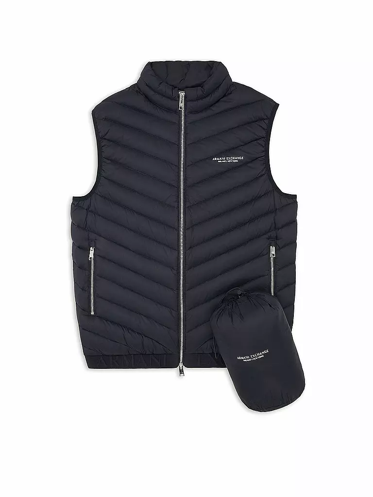 ARMANI EXCHANGE | Daunensteppgilet | blau