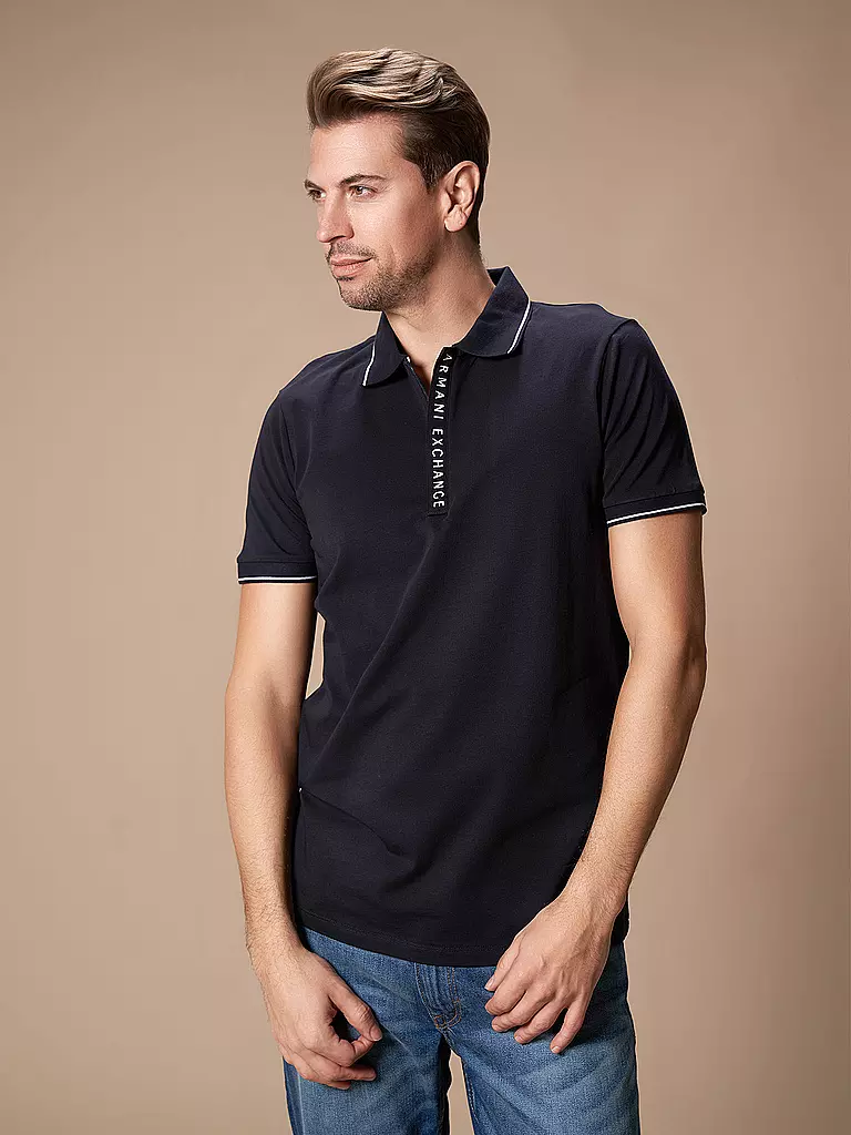 ARMANI EXCHANGE | Poloshirt | blau